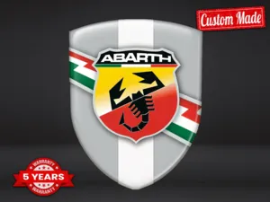 Fiat Abarth Décalcos Vitre Véhicule Stylé Max Durable Pro